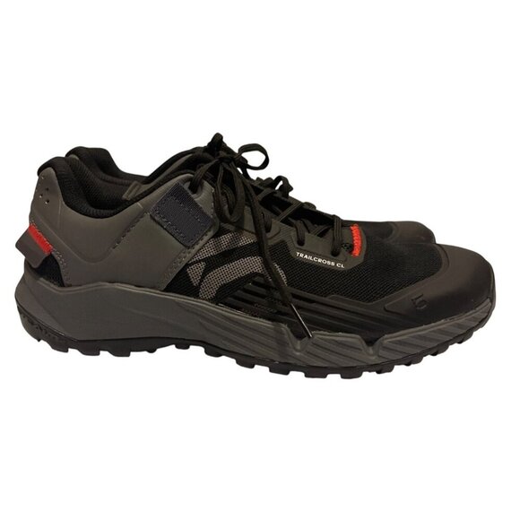 NEW! ADIDAS Five Ten Trailcross Clip Mountain Bike Shoes Black GZ9840 Men's 7.5 - Picture 1 of 8